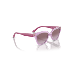 Óculos De Sol Para Crianças Vogue Eyewear Feminino 0vj2021 Transparent Pink Violet Gradie